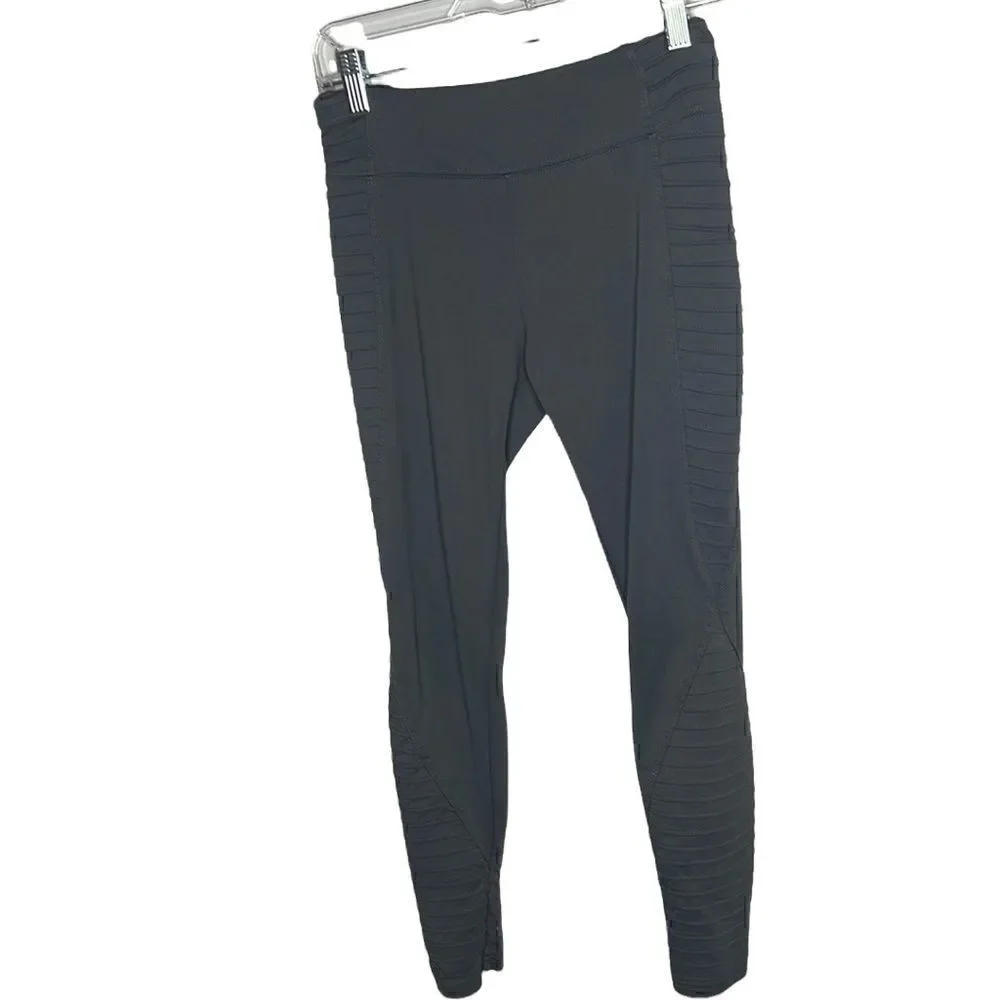 Justice Active Full Length Grey Girls Leggings. Size 12.